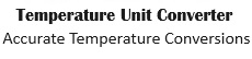 Temperature-Unit-Converter